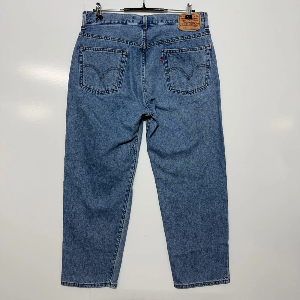 Vintage Levis 550 Jeans Mens Measures‎ 35X29 Tag 36x30 Blue Relaxed Fit